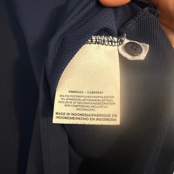 Nike Dri-Fit Villanova Wildcats Polo Shirt Women's Medium Navy Blue Athletic - Picture 4 of 5